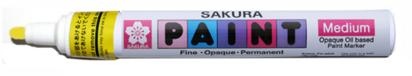 ROTULADOR MET-CRIST.PAINTMARKER MED.AMAR. FLUOR